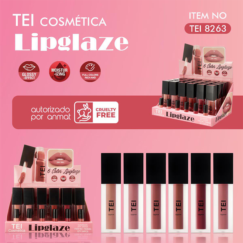 Lipglaze Labial Glossy Effect + Hidratacion VIRAL TEI