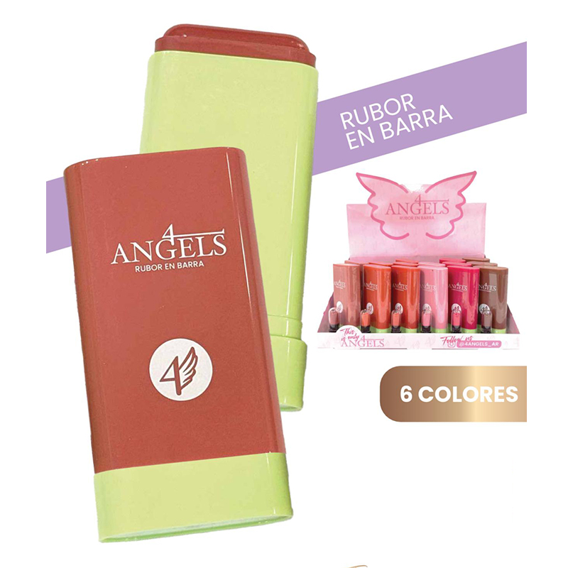Pack X6 Rubor En Barra On The Glow VIRAL 4 Angels (PROMO)