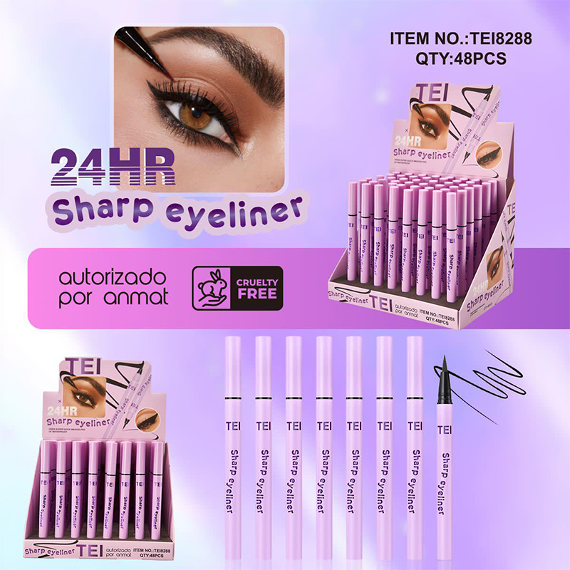 Delineador Fibra Sharp 24 Hs Long Lasting TEI