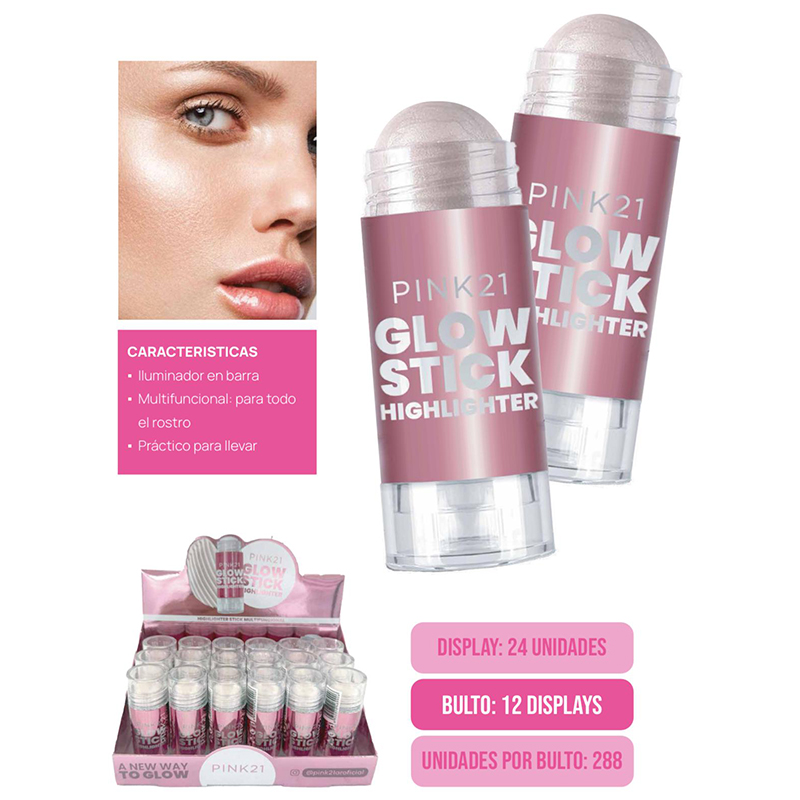 Iluminador Glow Stick Viral Pink 21