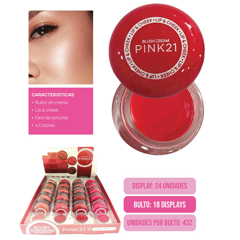 Rubor En Crema Lip & Cheek Pink 21