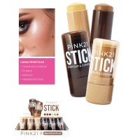 Kit 1 Contorno + 1 Corrector Stick Cute VIRAL Pink 21