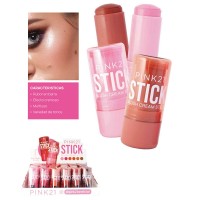 Pack X6 Rubor Stick Cremoso Cute VIRAL Pink 21 (PROMO)(SURTIDO)