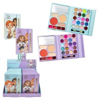 Set Maquillaje Billetera Fashion Rubor + Sombra + Labial + Iluminador + Polvo DHermosa Pro