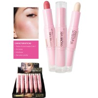 CAJA X24 Glow Mix Stick Rubor + Iluminador Pink 21
