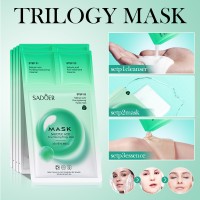 Mascarilla Facial 3 Pasos Hialuronico Salicilico Anti-Age PREMIUM MASK 