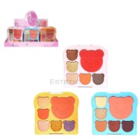 Paleta Sombra + Rubor Bear DHermosa Pro