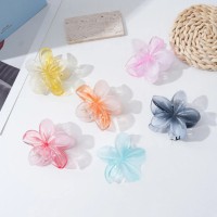 Broche Pelo Hawaiano Translucido 8CM