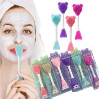 Pincel Silicona Doble Punta Skin Care + Exfoliante