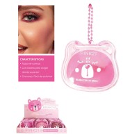 CAJA X24 Rubor En Crema Osito Llavero Colgante Pink 21