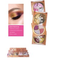 Pack X6 Paleta Sombra Coffe Cake Satinada + Matte Pink 21 (PROMO)(SURTIDA)