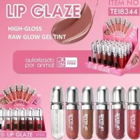 Pack X6 Lip Glaze Labial Liquido Glossy Gel Tint TEI (PROMO)(SURTIDOS)