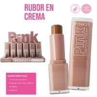 Pack X3 Contorno Cream Stick Barra Glamour Pink 21 (PROMO)(SURTIDO)