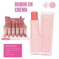 Rubor Cream Stick Barra Glamour Pink 21