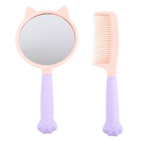 Set Peine + Espejo De Mano Animado