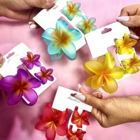 Set 3 Broches 1 Hawaiano XL + 2 Hawaianos Pequeños