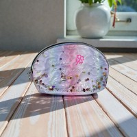 Porta Cosmeticos Corazon Textura Tornasol