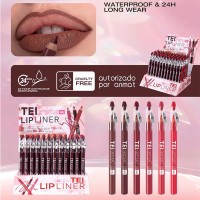 Lip Liner Delineador Labios Waterproof + Larga Duracion 24 HS TEI