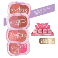 Pack X6 Rubor DUO En Polvo 4 Angels (PROMO)(SURTIDOS)