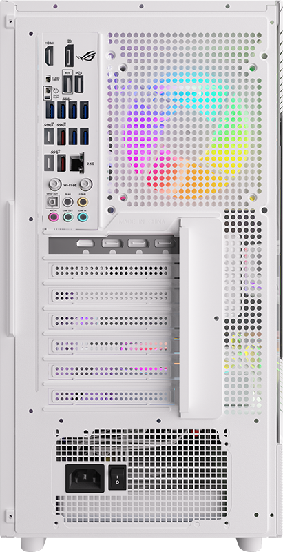 Gabinete Gamer Formula V Crystal Z8 Floe White (atx + 6 Fans Frgb)