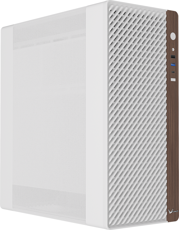 Gabinete Formula V Timberline T2 White (atx + 4 Fans Frgb)