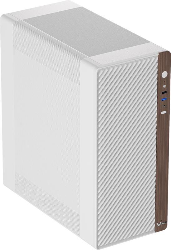 Gabinete Formula V Timberline T2 White (atx + 4 Fans Frgb)