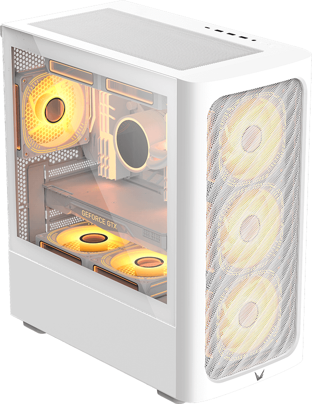 Gabinete Gamer Formula V Air Mesh G3 White (matx + 1 Fan)
