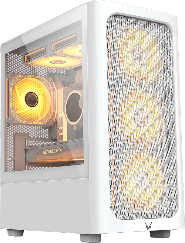 Gabinete Gamer Formula V Air Mesh G3 White (matx + 1 Fan)
