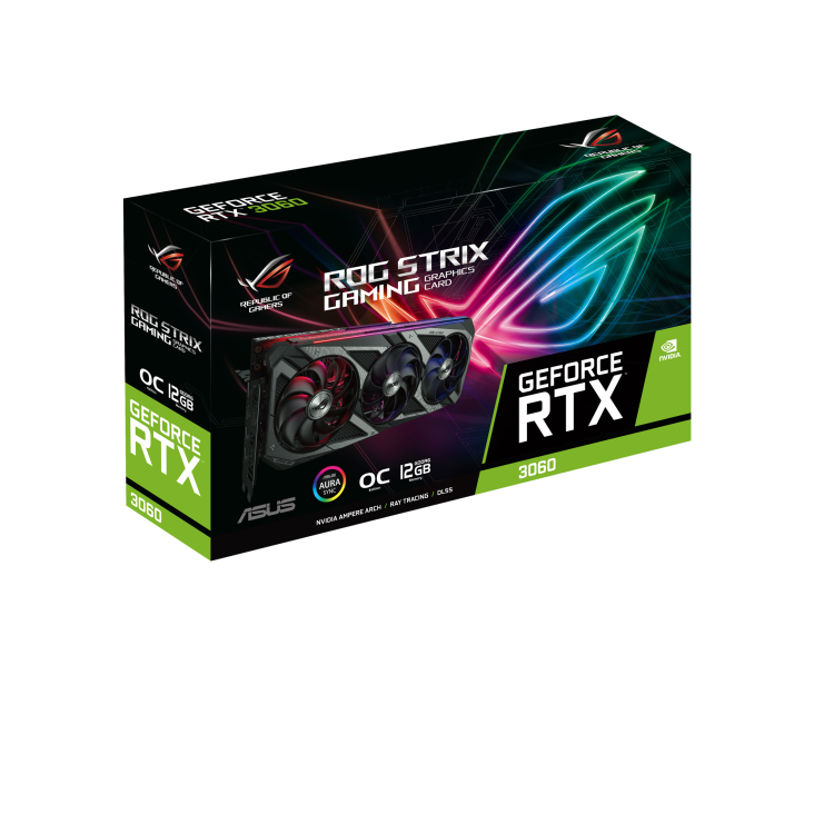 Outlet Placa De Video Asus Rog Strix Geforce Rtx 3060 Ti Oc Edition  Gddr6 De 8gb