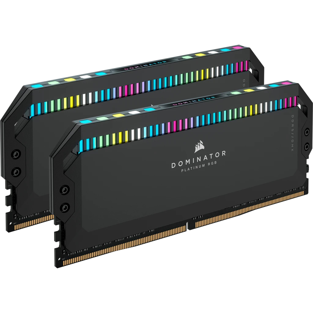 Memoria Ram Corsair 64gb 2x32gb Ddr5 6000mt Dominator Platinum Rgb Amd Expo & Intel Xmp Cl30