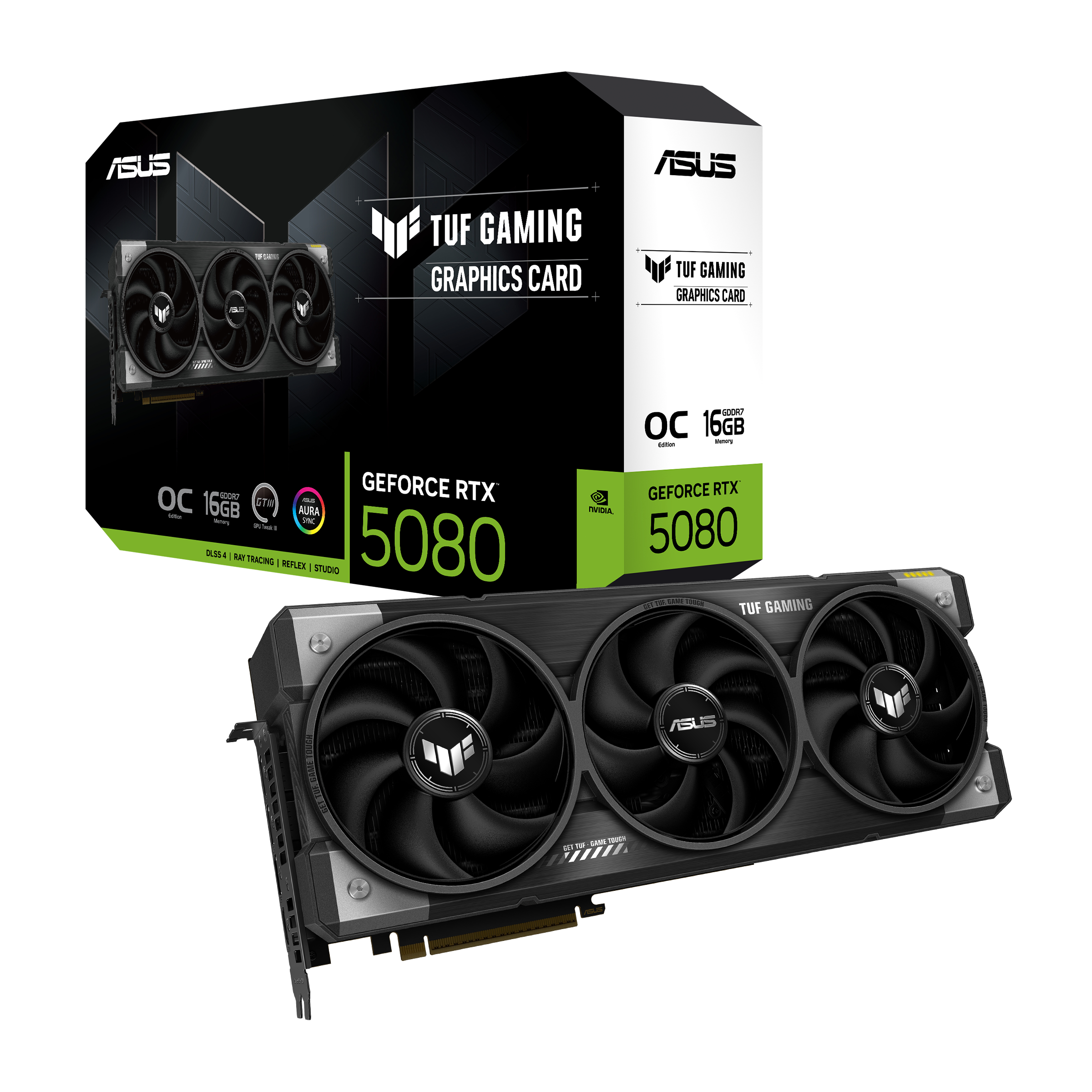 Placa De Video Nvidia Asus Rtx 5080 Tuf Gaming 16gb Oc
