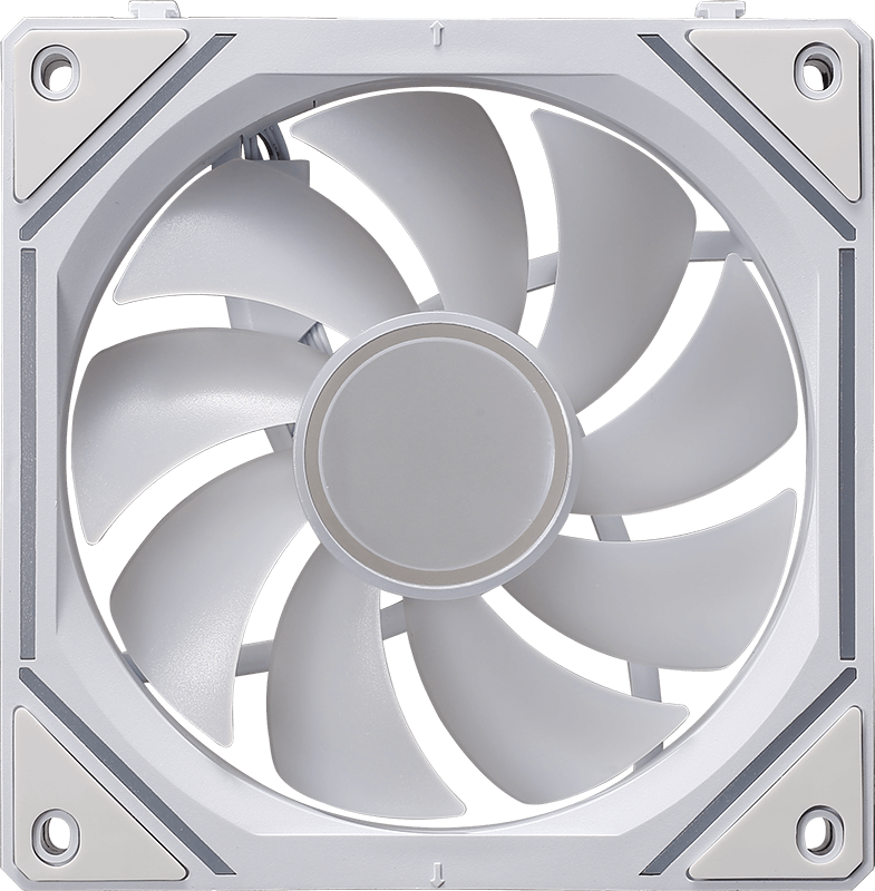 Cooler Fan Formula V Air Bridge White Argb (12cm, Argb, Pack X 3)