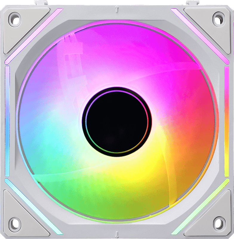 Cooler Fan Formula V Air Bridge White Argb (12cm, Argb, Pack X 3)