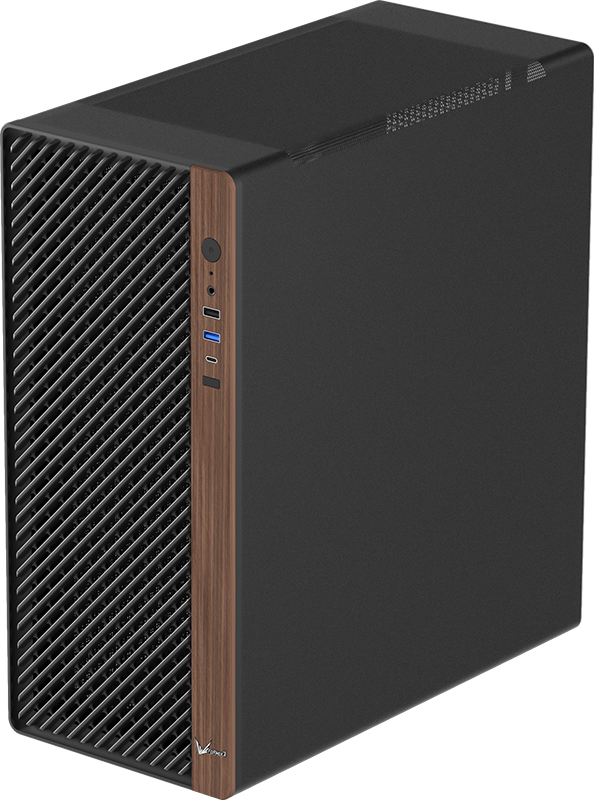 Gabinete Formula V Timberline T2 Black (atx + 4 Fans Frgb)