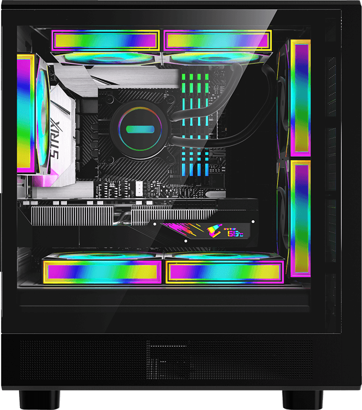 Gabinete Gamer Formula V Air Mesh G2 Black (matx + 3 Fans Frgb)