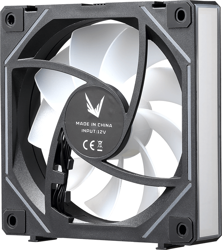 Fan Formula V Air Bridge Black Argb (12cm, Argb, Pack X 3)