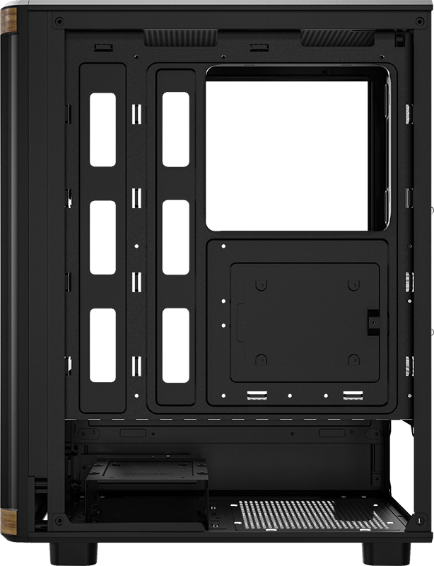 Gabinete Gamer Formula V Timberline T1 Black (atx + 4 Fans Frgb)