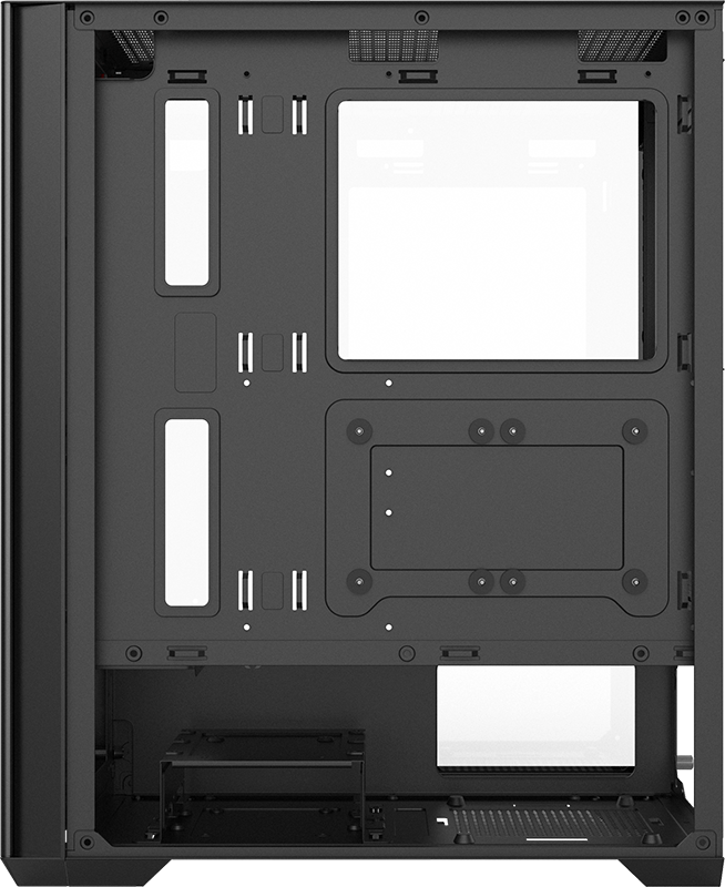 Gabinete Gamer Formula V Air Power G5 Duo Black (atx/matx/itx + 3 Fans Frgb)