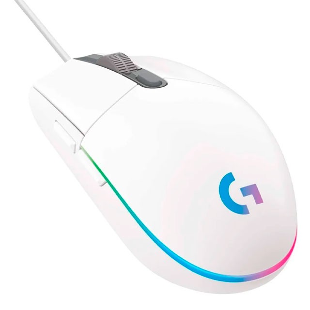 Mouse Logitech G203 Gaming Lightsync White