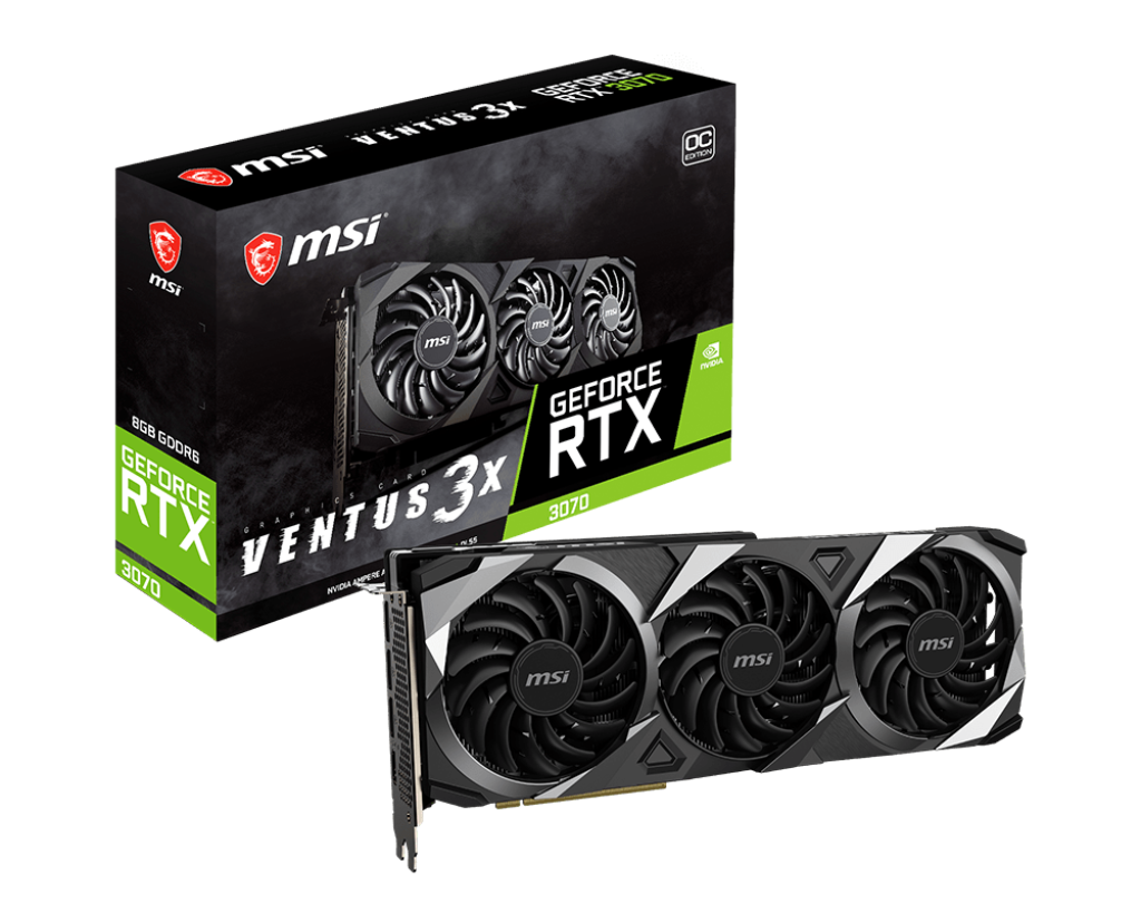 OUTLET PLACA DE VIDEO MSI GEFORCE RTX 3070 VENTUS 3X OC