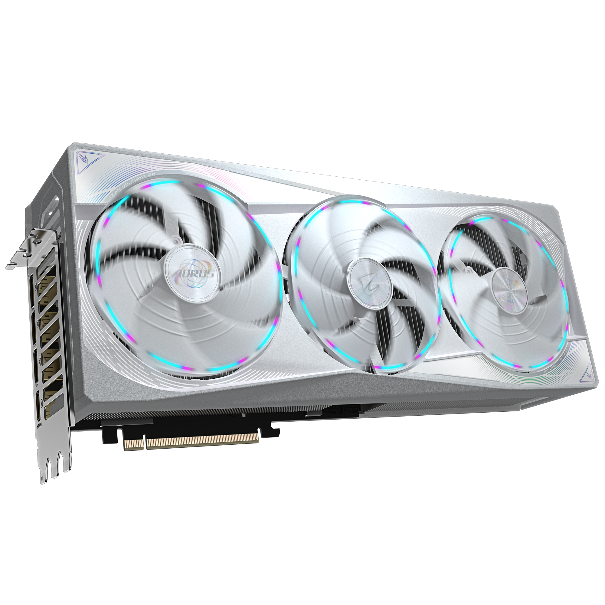Placa De Video Gigabyte Rtx 5080 Aorus Master Ice 16gb Gddr7 (white)