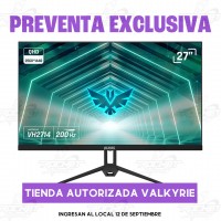 MONITOR VALKYRIE 27" QHD 1440P 200HZ 1MS IPS G SYNC HDR (PREVENTA)