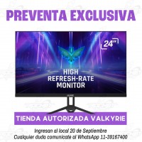 MONITOR VALKYRIE 24" FHD 200HZ 1MS IPS G SYNC HDR VH2410V2 (PREVENTA)