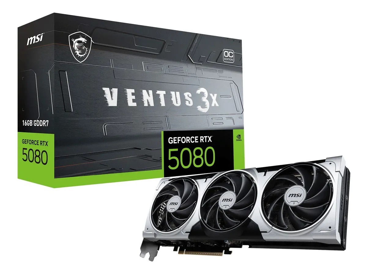 RTX 5080 16 GB GDDR7 MSI Ventus 3X OC