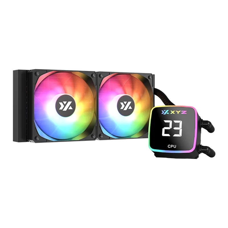 Water Cooling XYZ AQUAPULSE AIO 240 ARGB con pantalla de temperatura