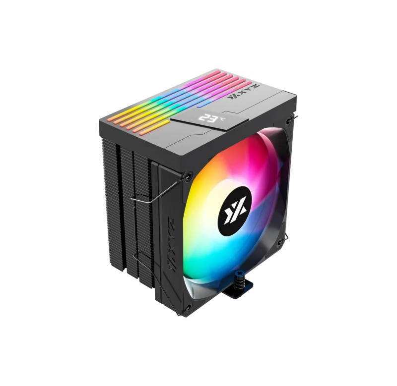 Disipador para CPU XYZ THERMAX 6 PULSAR ARGB con pantalla temperatura