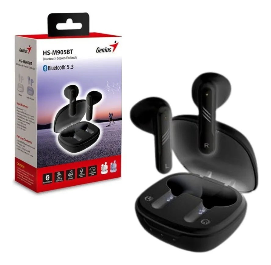 Auriculares Genius Bluetooth HS-M905BT Negros