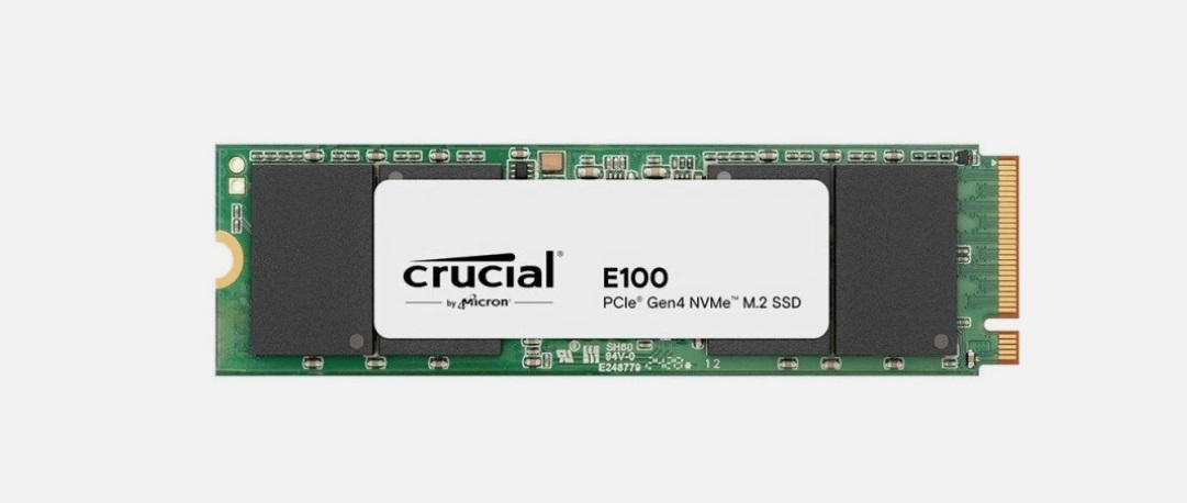 SSD 480 GB NVME Crucial E100 4700 MBPS