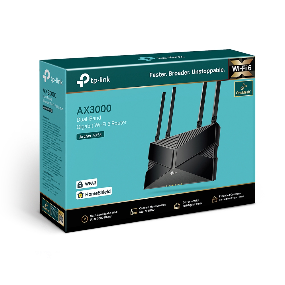 Router TP-Link Archer AX53 AX3000 DualBand Gigabit 