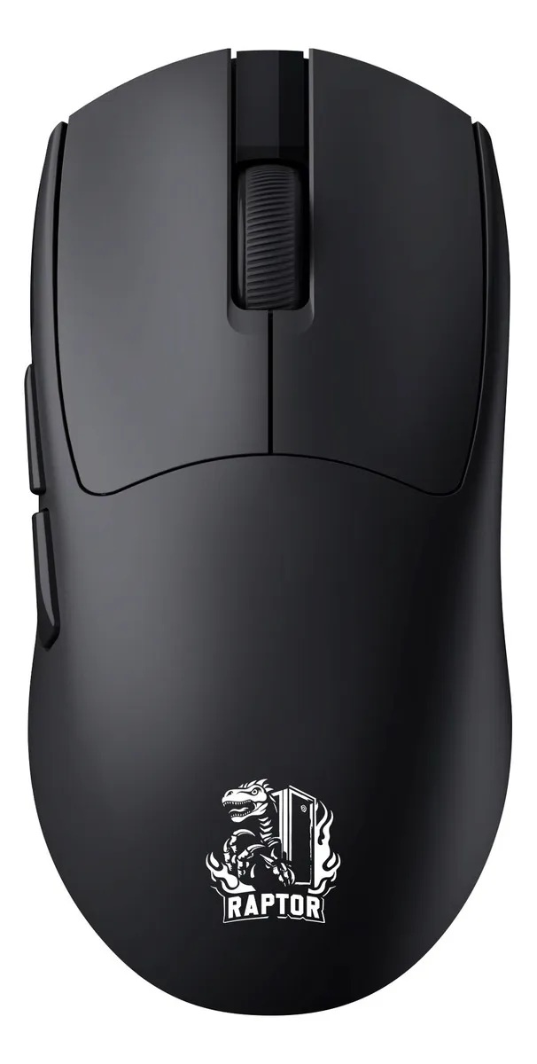 Mouse Gamer Raptor Storm Grip Inalambrico Negro 12800 DPI